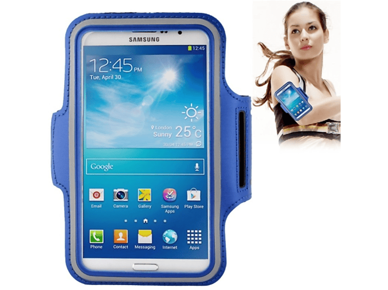 KÖNIG DESIGN Schutzhülle, Backcover, Samsung, i9200/i9205, Blau Galaxy Mega 6.3