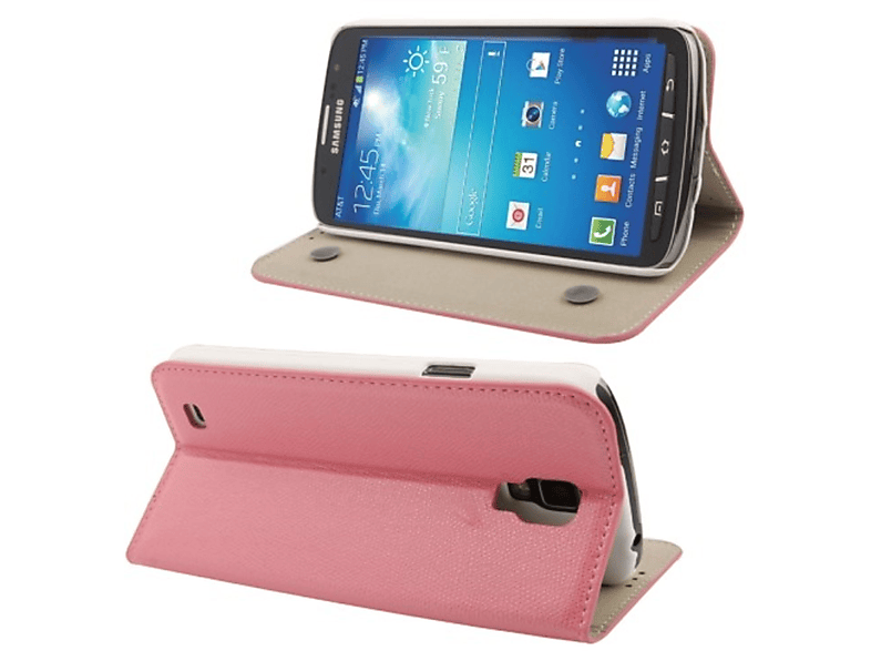Samsung, DESIGN Active, S4 Galaxy Rosa KÖNIG Schutzhülle, Backcover,