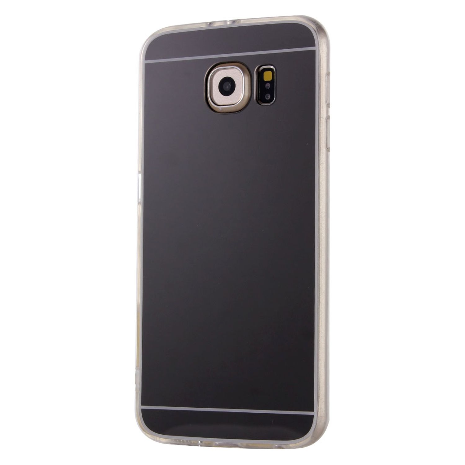 Schwarz Schutzhülle, Backcover, KÖNIG Galaxy DESIGN S6, Samsung,
