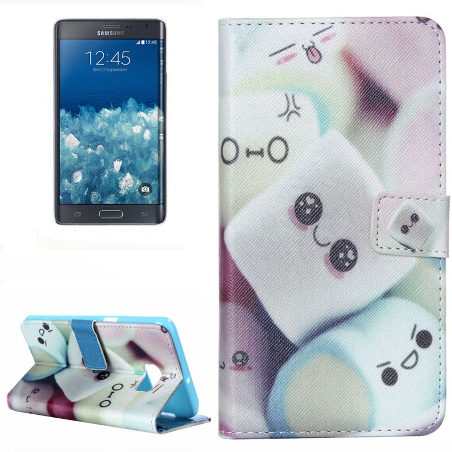 KÖNIG DESIGN Samsung, Backcover, Mehrfarbig Galaxy Note Schutzhülle, Edge, 5