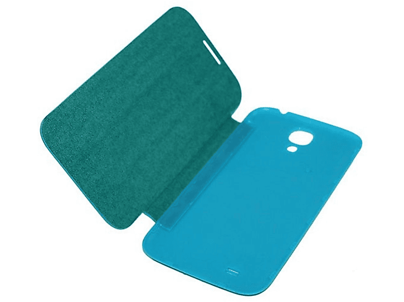 Backcover, Samsung, Galaxy KÖNIG Blau S4, Schutzhülle, DESIGN