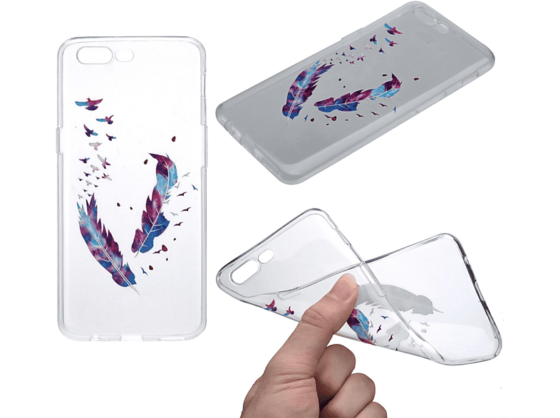 KÖNIG DESIGN Schutzhülle, OnePlus, 5, Mehrfarbig OnePlus Backcover