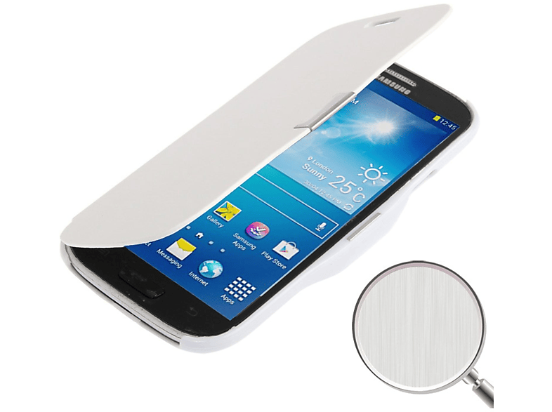 Samsung, Backcover, DESIGN Mini, Schutzhülle, Galaxy Weiß S4 KÖNIG