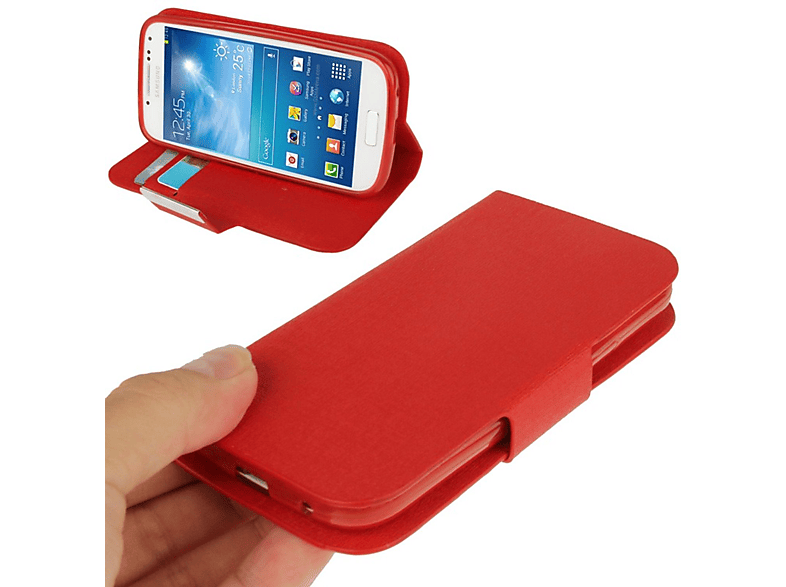 KÖNIG DESIGN Schutzhülle, Backcover, Galaxy S4 Rot Samsung, Mini