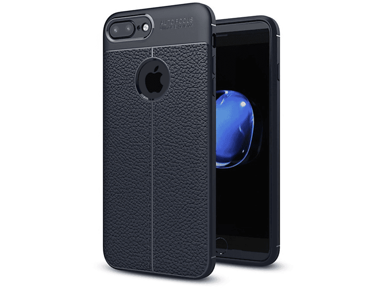 DESIGN / 7 Apple, Blau 8 Plus Backcover, Plus, Schutzhülle, KÖNIG iPhone