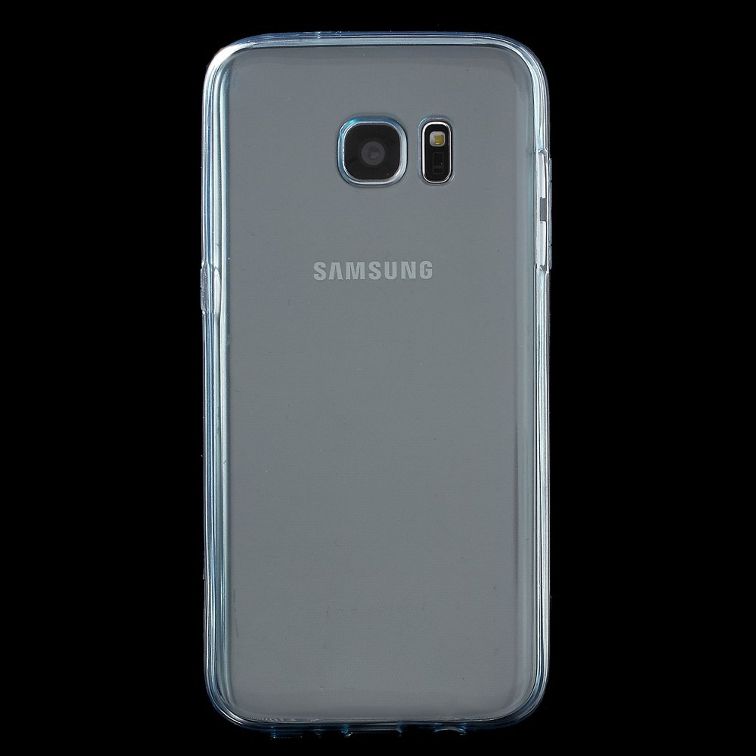 Galaxy Schutzhülle, Edge, Backcover, KÖNIG Transparent S7 Samsung, DESIGN