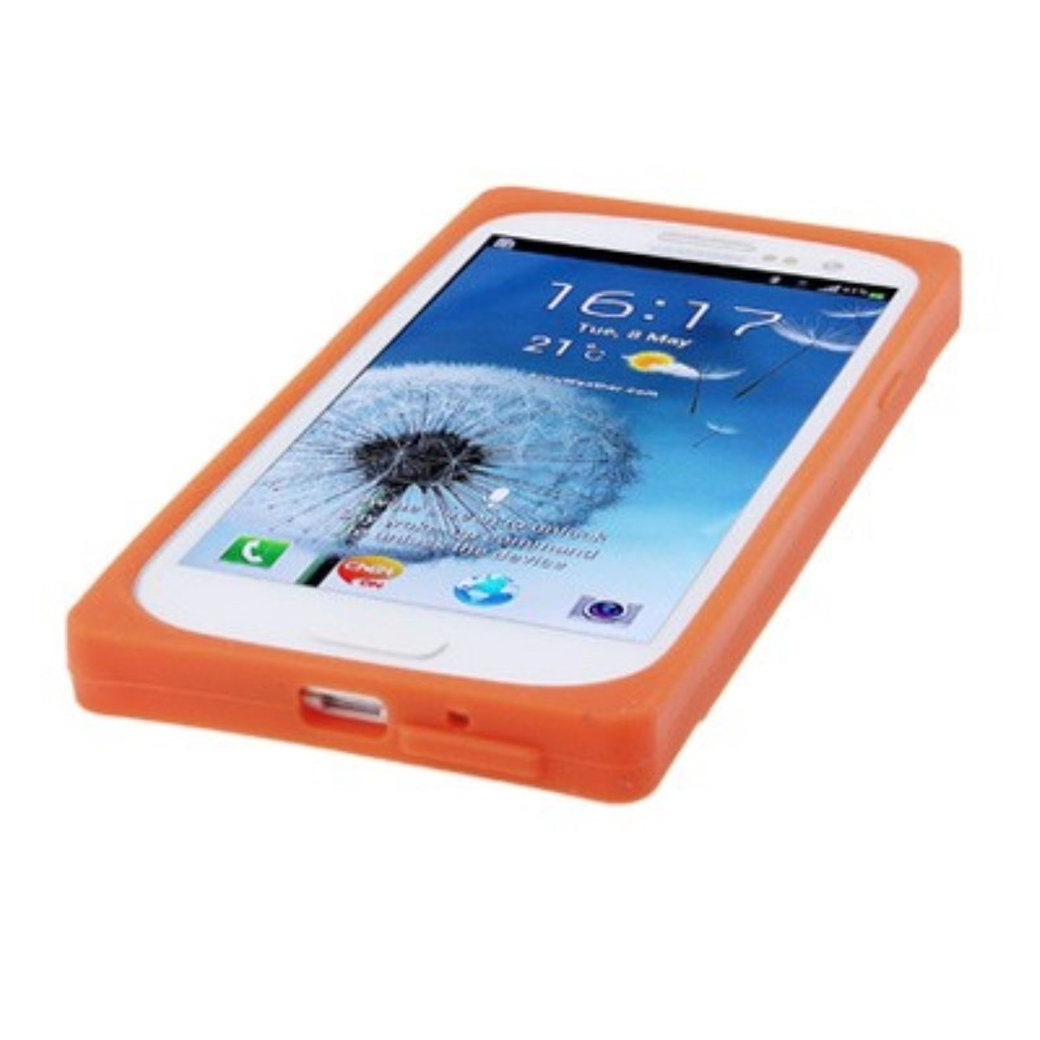 Orange DESIGN Backcover, S3 Galaxy S3 Schutzhülle, / Samsung, KÖNIG NEO,