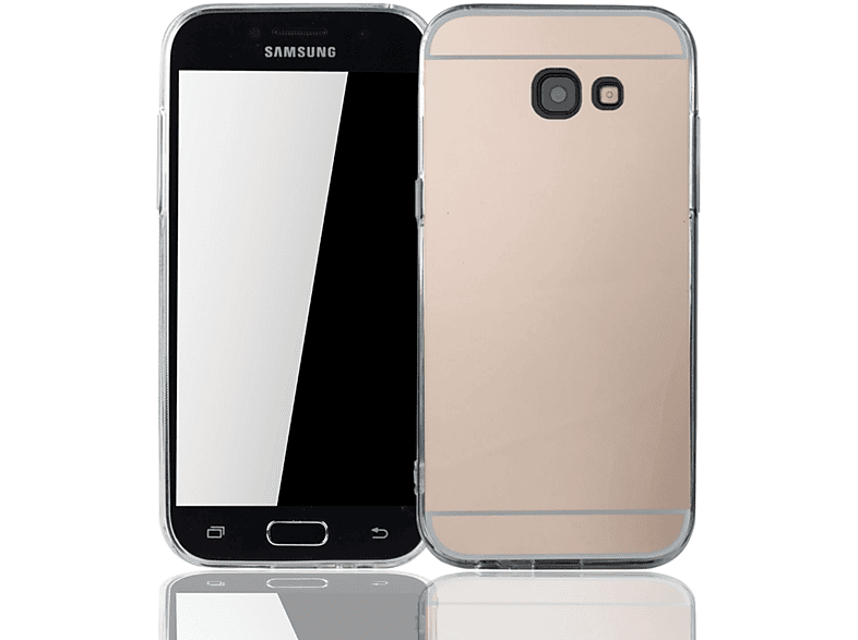 KÖNIG A5 (2017), Schutzhülle, DESIGN Rosa Galaxy Samsung, Backcover,