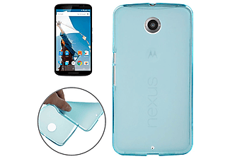 KÖNIG DESIGN Schutzhülle, Backcover, Motorola, Google Nexus 6, Blau