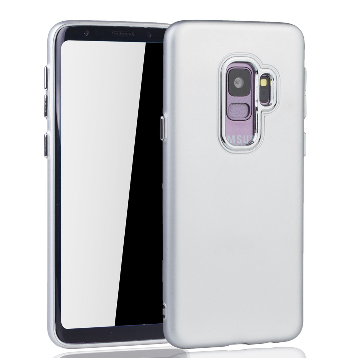 Samsung, Schutzhülle, DESIGN KÖNIG Backcover, S9, Silber Galaxy