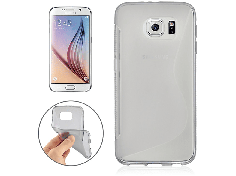 Galaxy Samsung, Grau Backcover, KÖNIG S6, Schutzhülle, DESIGN