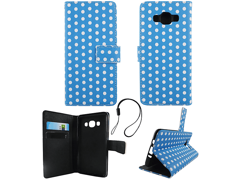 KÖNIG DESIGN Schutzhülle, Samsung, (2016), J5 Backcover, Blau Galaxy