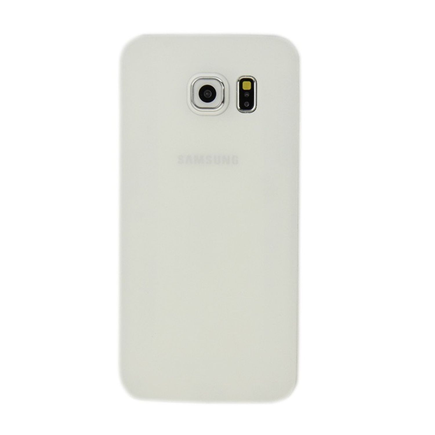 KÖNIG DESIGN Schutzhülle, Backcover, Edge, Weiß Samsung, S6 Galaxy