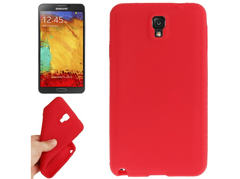 KÖNIG DESIGN Schutzhülle, Backcover, Samsung, Galaxy Note 3, Rot | Backcover