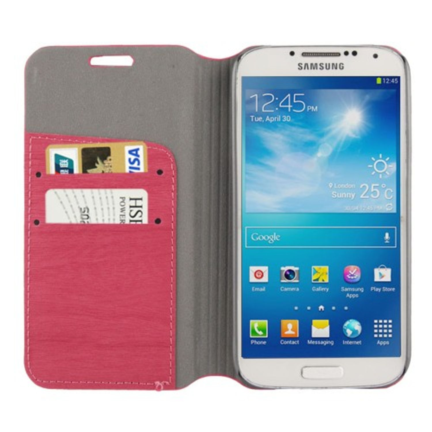 KÖNIG DESIGN Schutzhülle, Backcover, Galaxy Rosa S4 Samsung, Mini
