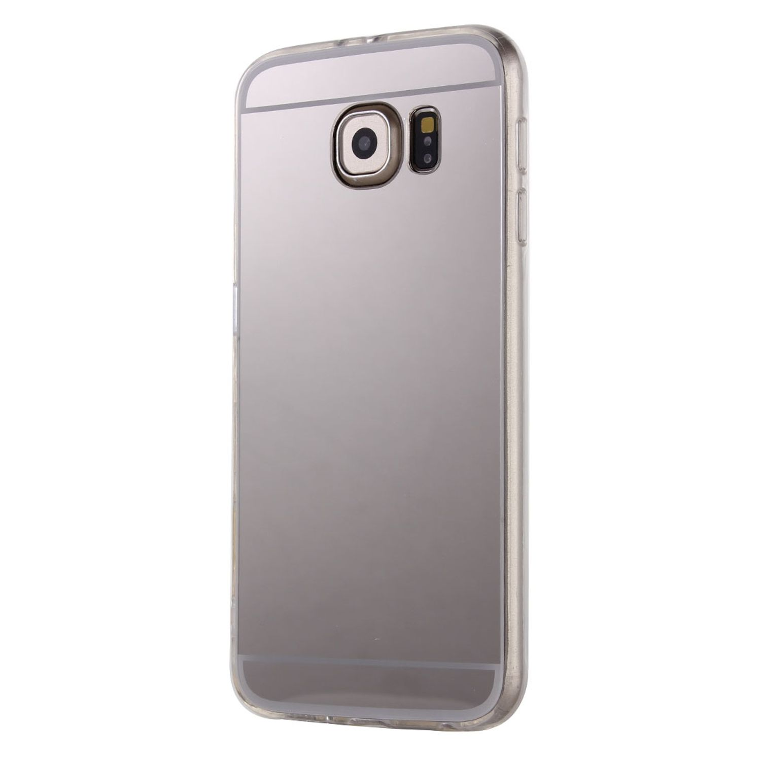 KÖNIG DESIGN Samsung, Backcover, Silber Galaxy S6, Schutzhülle