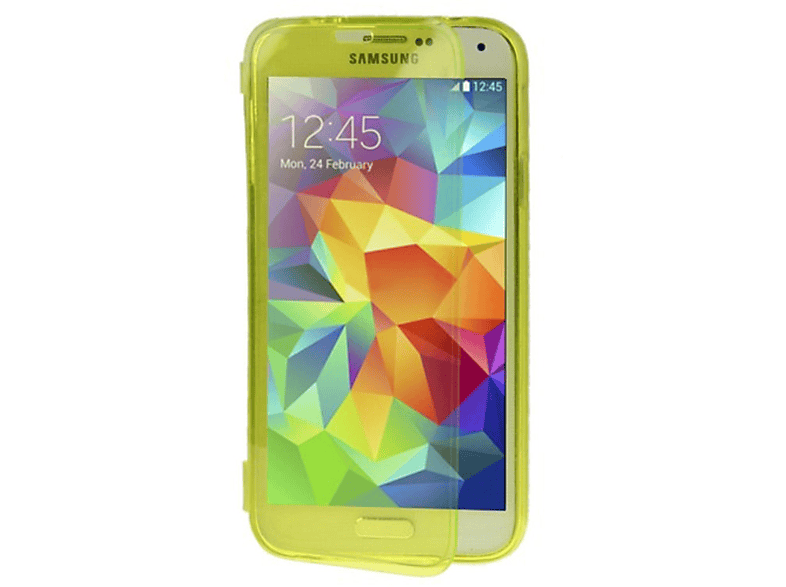 KÖNIG DESIGN Schutzhülle, S5 Backcover, Samsung, S5 Neo, Galaxy Gelb 