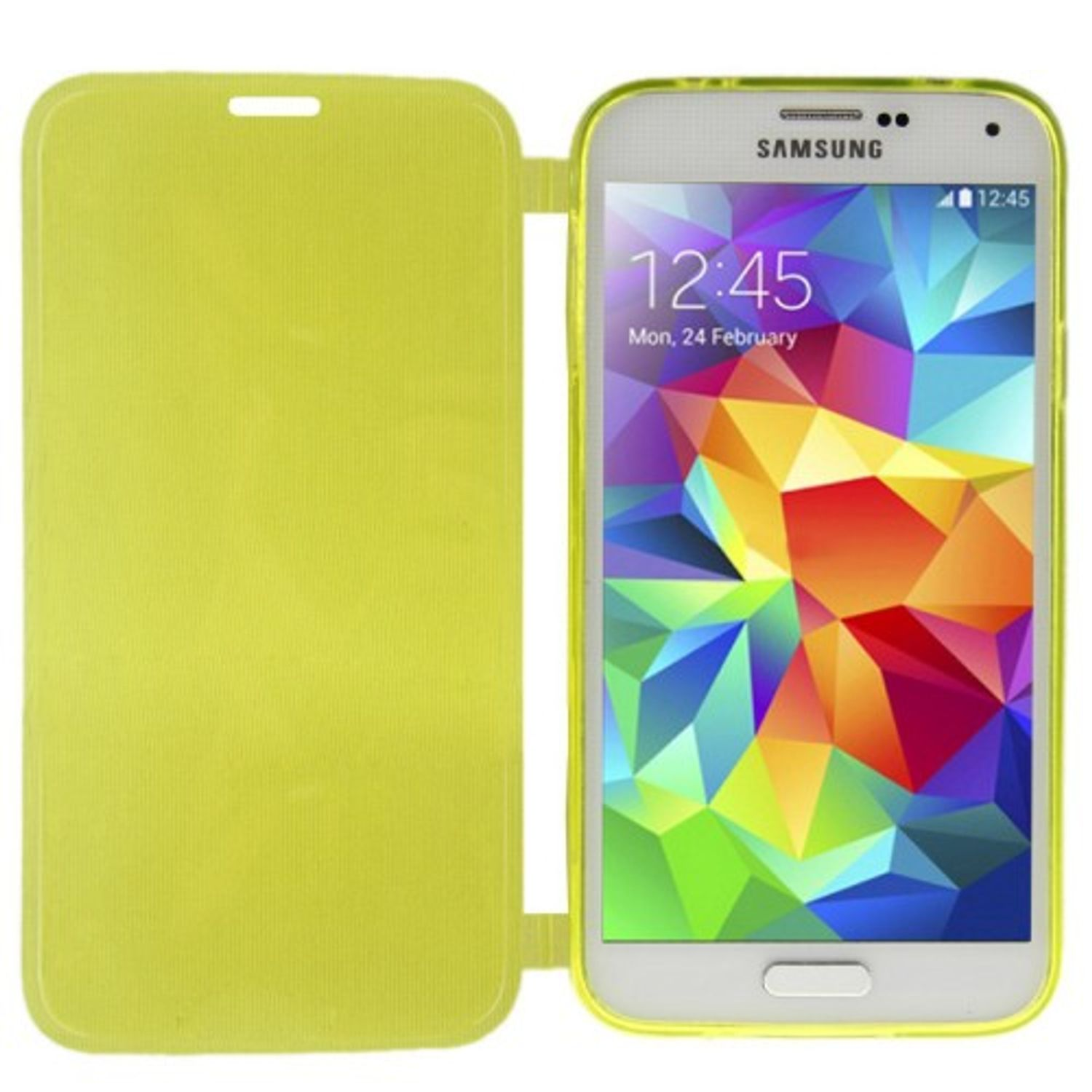 Galaxy Neo, Samsung, / KÖNIG DESIGN S5 S5 Schutzhülle, Gelb Backcover,