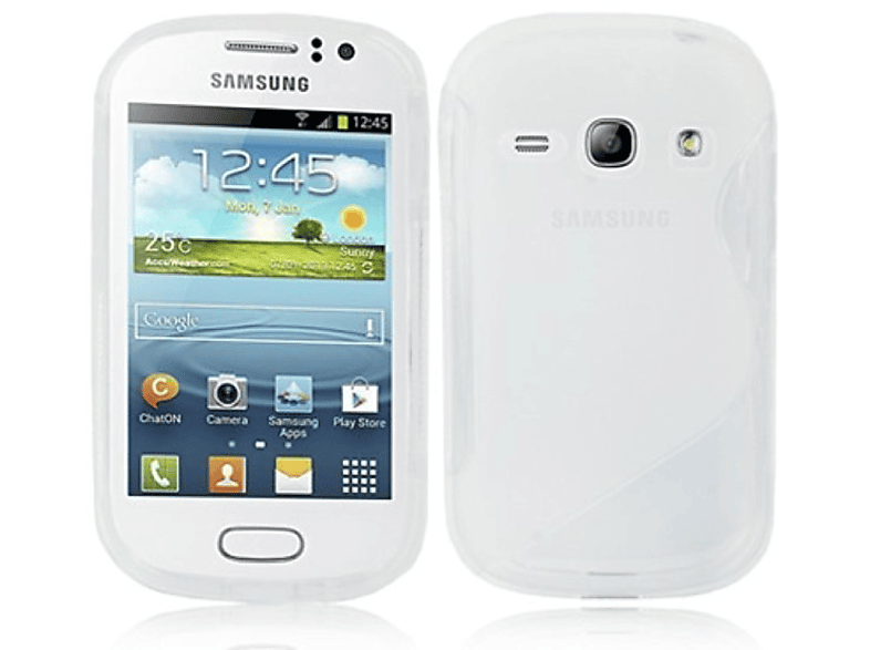 Samsung, Fame DESIGN Galaxy KÖNIG S6810, Backcover, Schutzhülle, Transparent