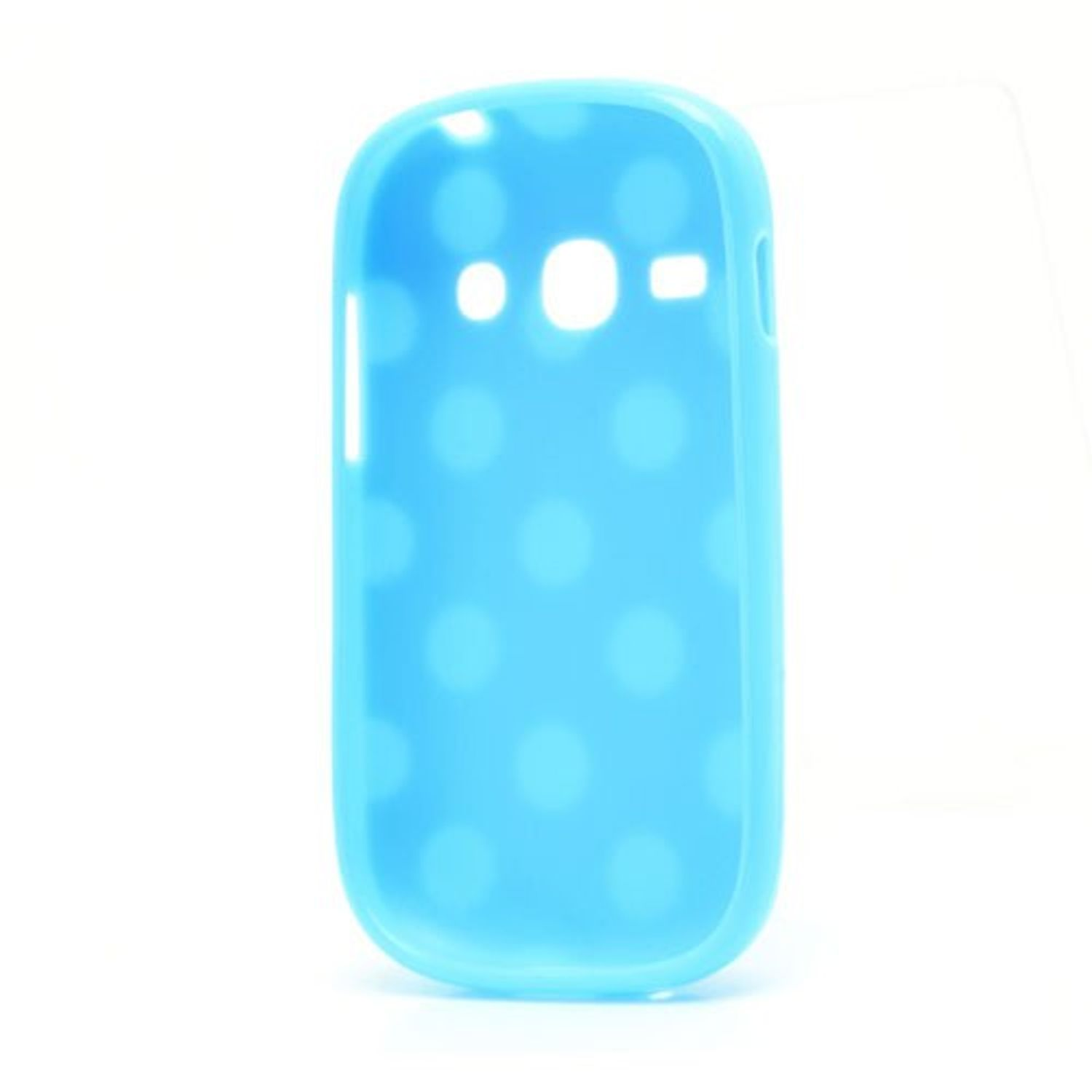 S6810, Fame KÖNIG Backcover, Blau DESIGN Schutzhülle, Galaxy Samsung,