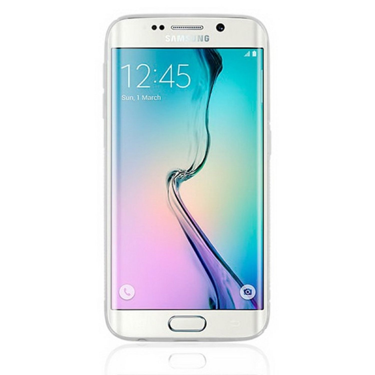 Samsung, Schutzhülle, KÖNIG Schwarz DESIGN Galaxy S6 Backcover, Edge,