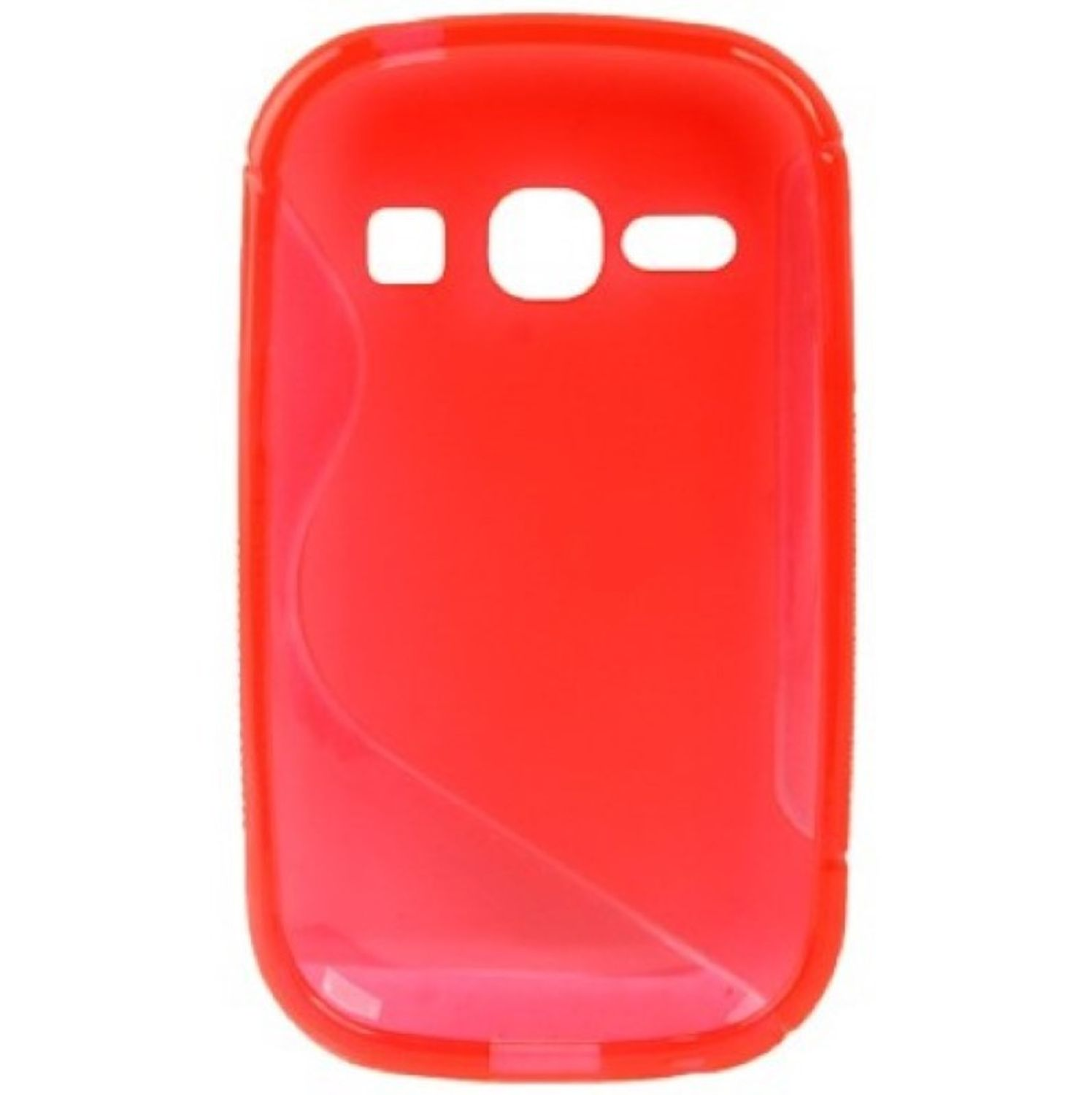 Schutzhülle, Fame Rot KÖNIG Backcover, DESIGN S6810, Samsung, Galaxy