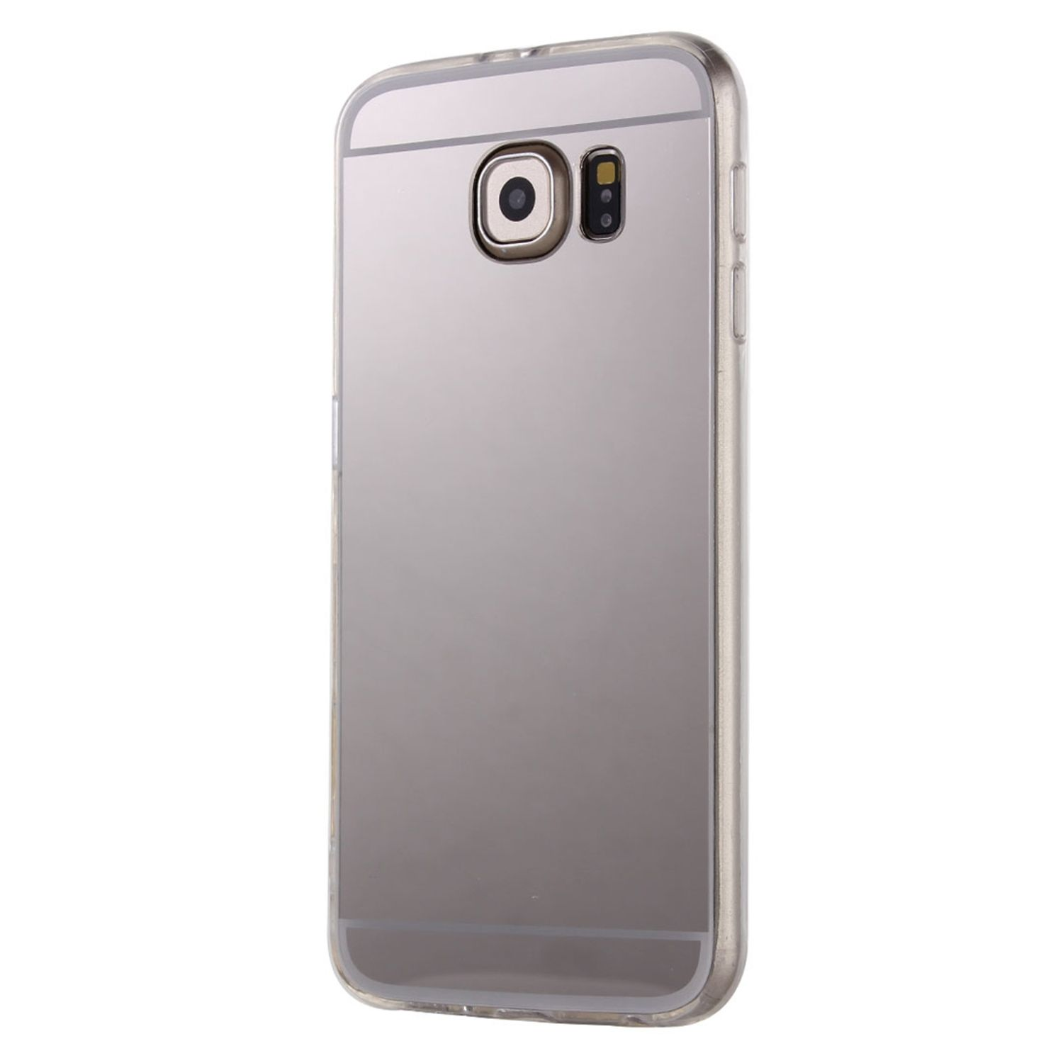 S7, Samsung, Silber Galaxy Backcover, DESIGN KÖNIG Schutzhülle,