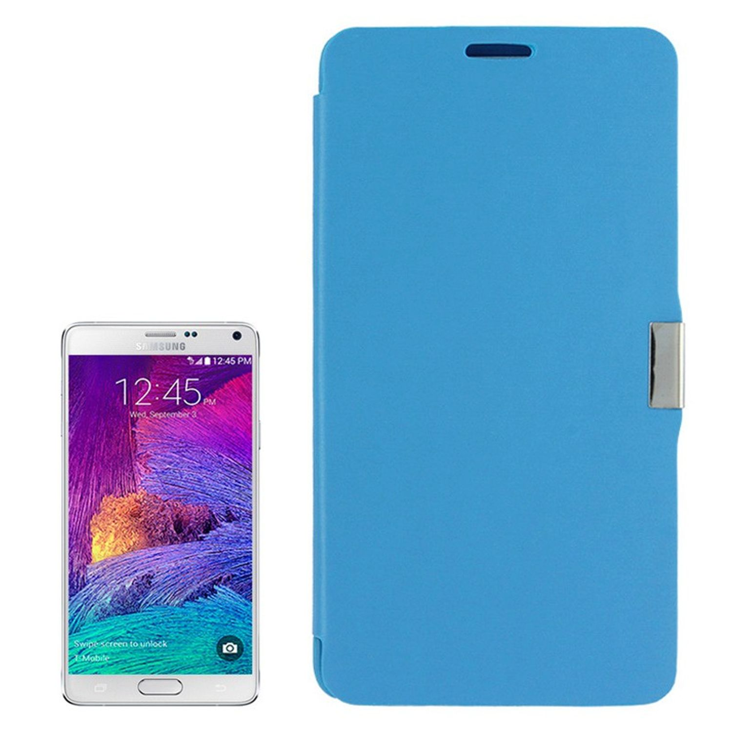 Blau Galaxy Schutzhülle, 4, KÖNIG Backcover, Note Samsung, DESIGN