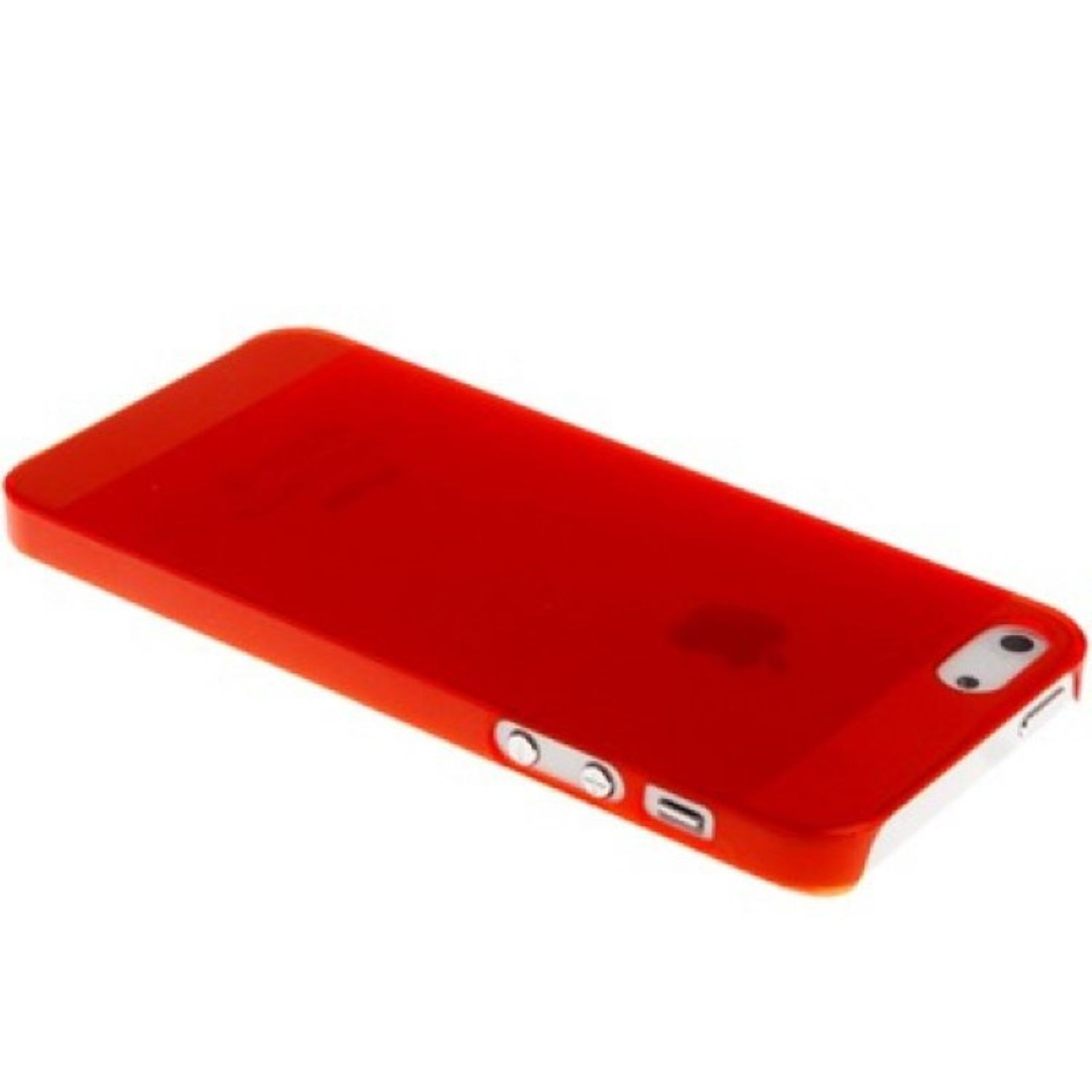 Backcover, Apple, iPhone / Rot / KÖNIG SE, 5s 5 DESIGN Handyhülle,