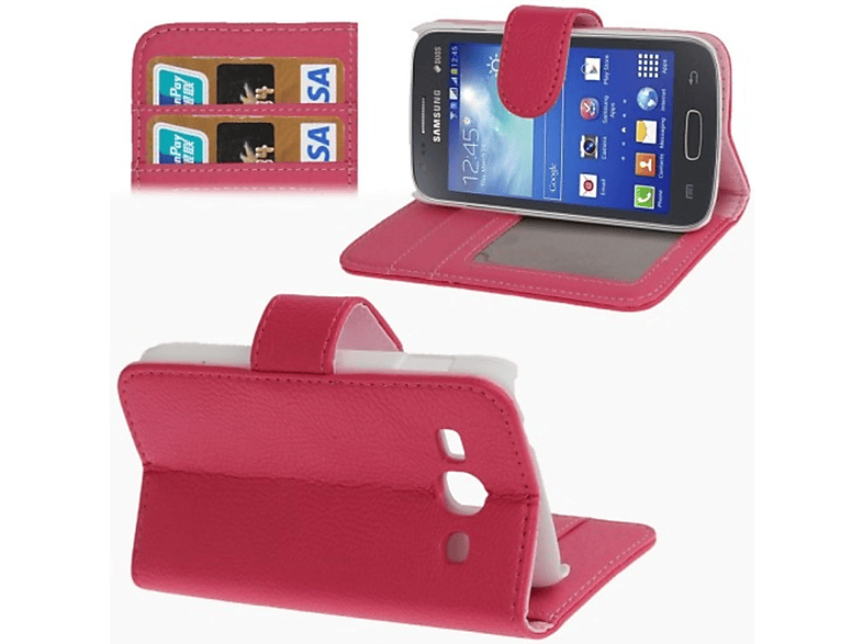 KÖNIG DESIGN Schutzhülle, Samsung, Backcover, 3 Rosa Ace Galaxy S7272