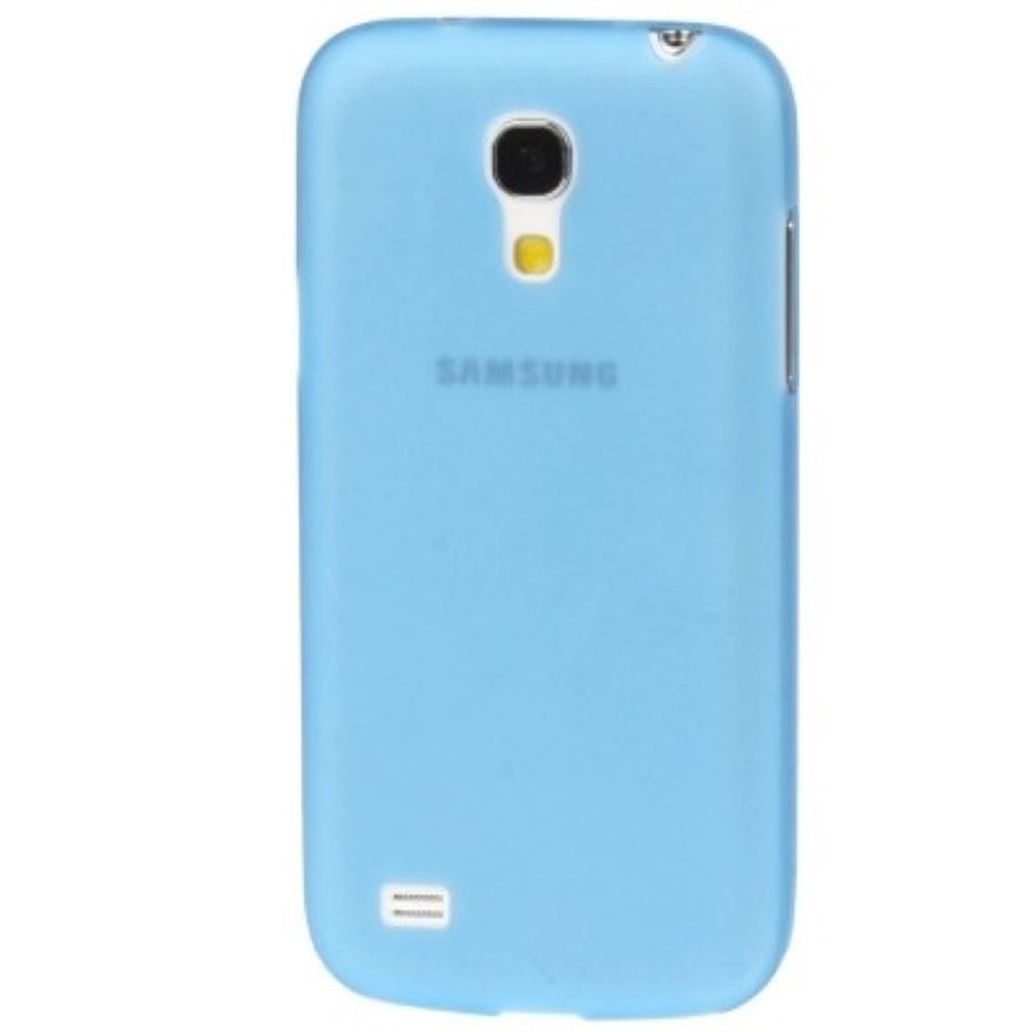 Galaxy Backcover, Samsung, S4 Blau DESIGN Schutzhülle, KÖNIG Mini,