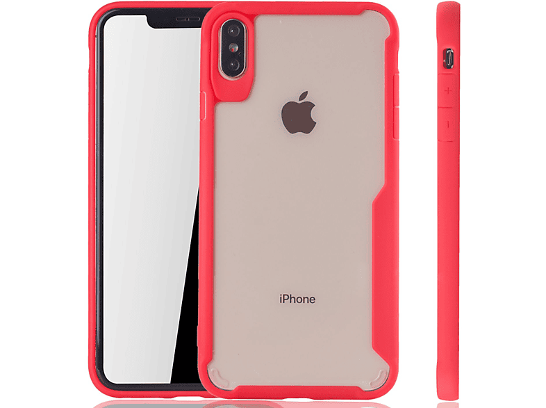 XS Max, Apple, iPhone Backcover, Rot KÖNIG DESIGN Schutzhülle,