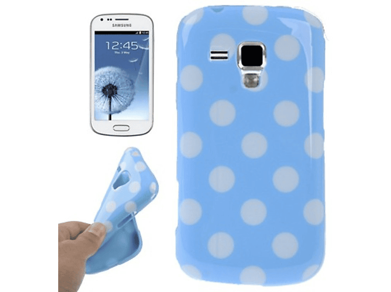 Schutzhülle, Duos Blau KÖNIG S Backcover, DESIGN Galaxy S7562, Samsung,