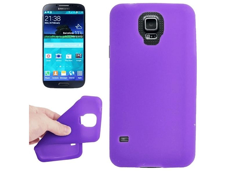 KÖNIG DESIGN Schutzhülle, / Neo, S5 S5 Galaxy Backcover, Samsung, Violett