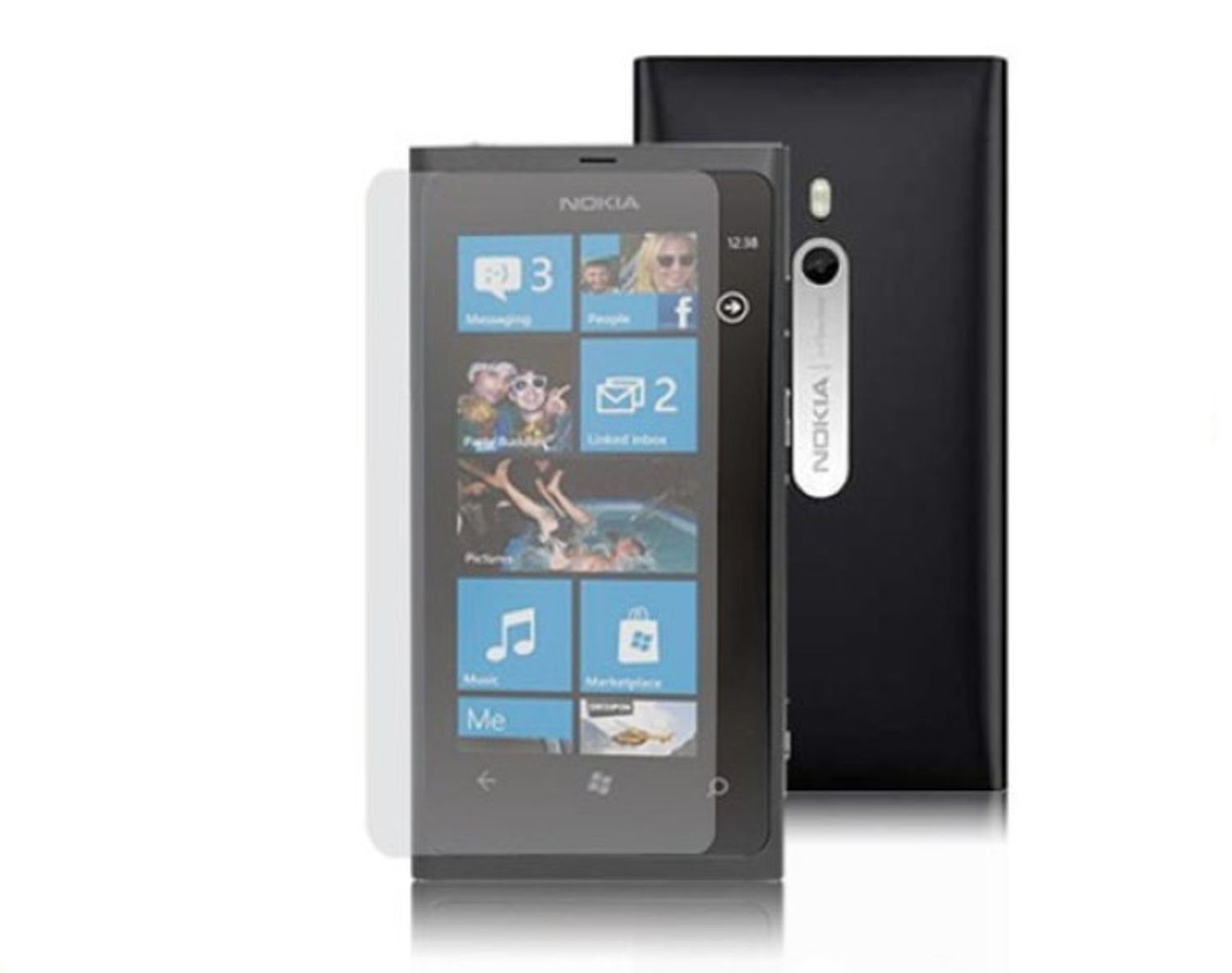 Backcover, Nokia, Transparent DESIGN Handyhülle, 800, KÖNIG Lumia