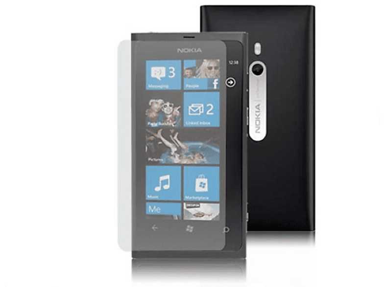 Backcover, Nokia, Transparent DESIGN Handyhülle, 800, KÖNIG Lumia