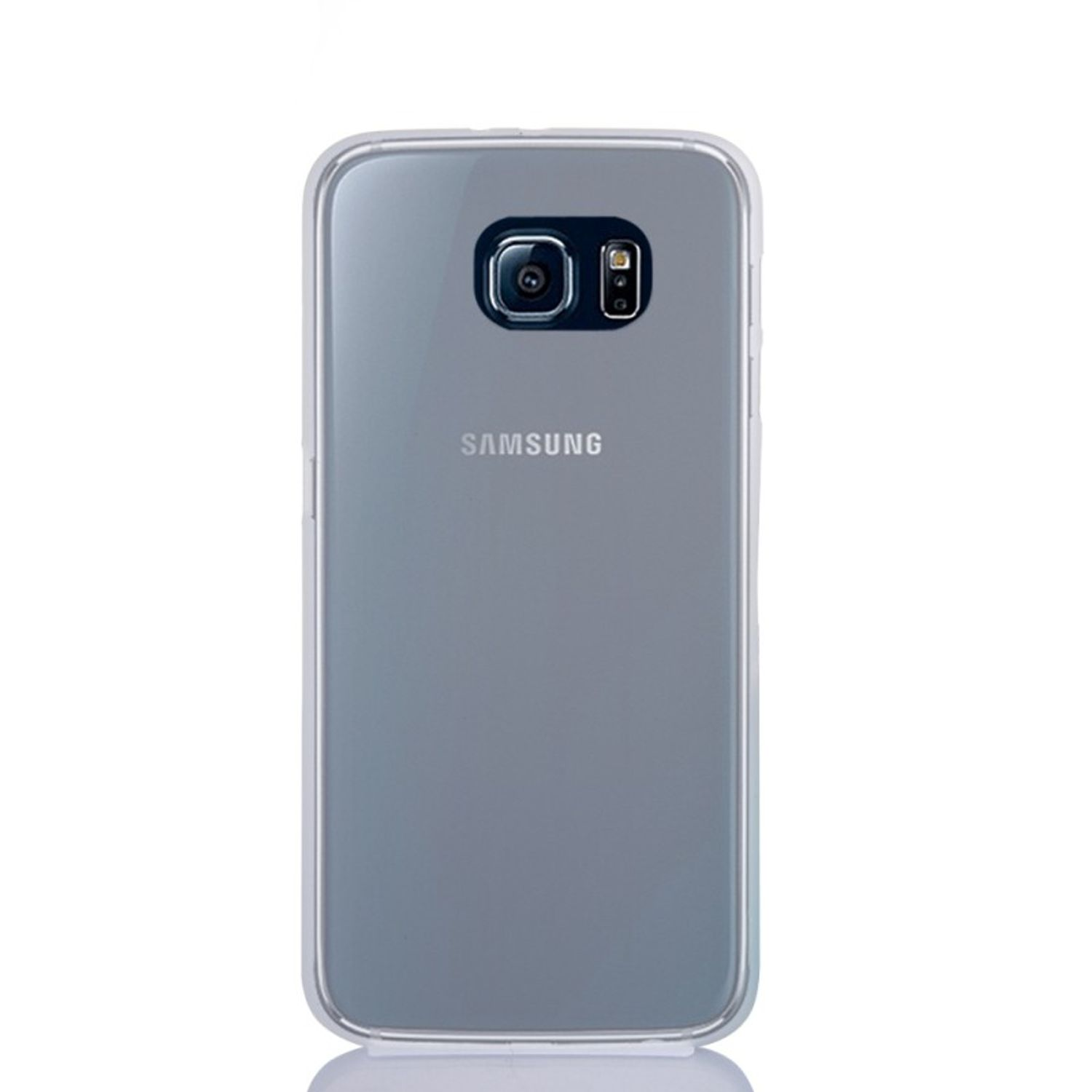 S6, DESIGN KÖNIG Weiß Schutzhülle, Samsung, Galaxy Backcover,