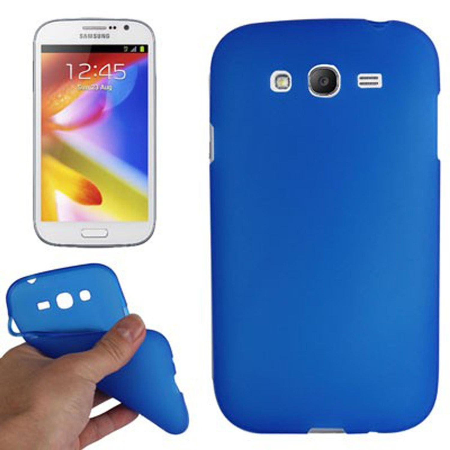 KÖNIG DESIGN Schutzhülle, Blau i9080, Samsung, Galaxy Backcover