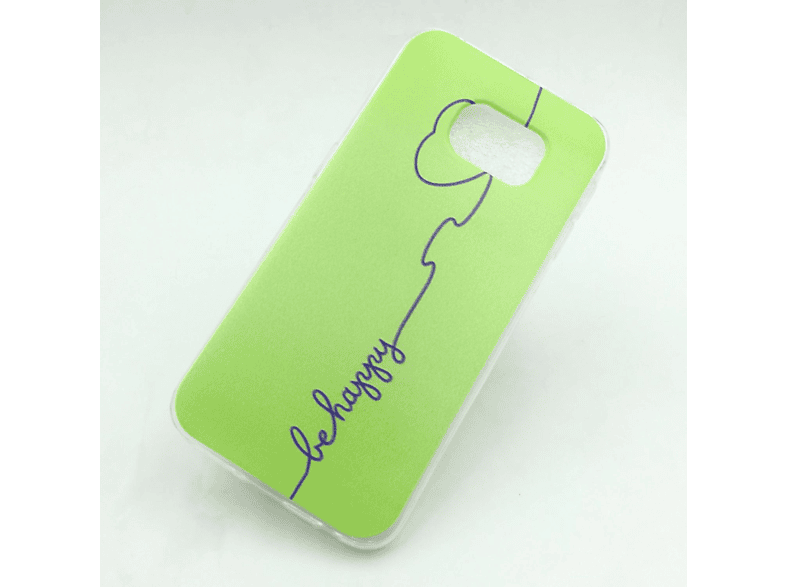 KÖNIG DESIGN Schutzhülle, Backcover, Samsung, Galaxy S6 Edge, Grün