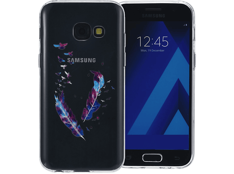 KÖNIG DESIGN Schutzhülle, Backcover, Samsung, Galaxy J3 (2016), Mehrfarbig