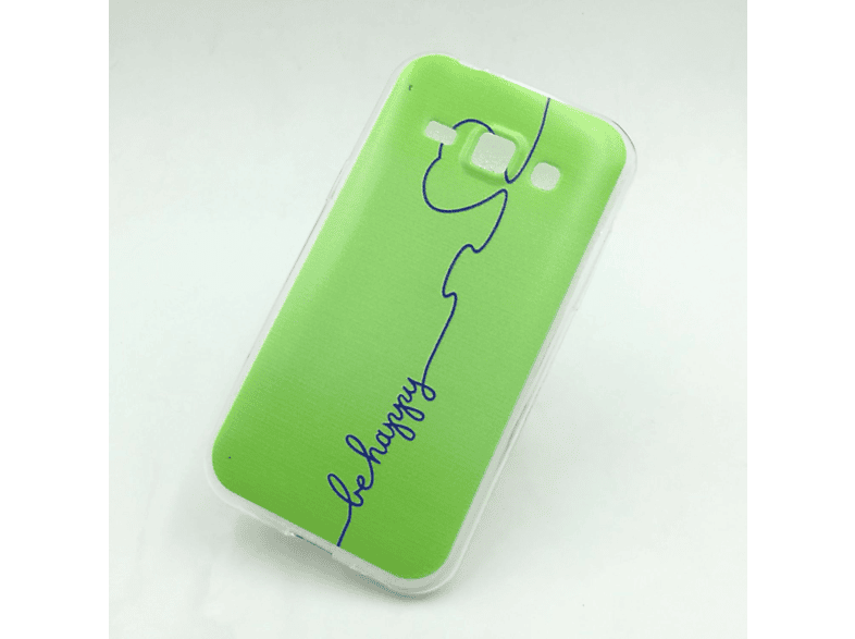 KÖNIG DESIGN J1 Backcover, Galaxy Schutzhülle, Grün (2015), Samsung