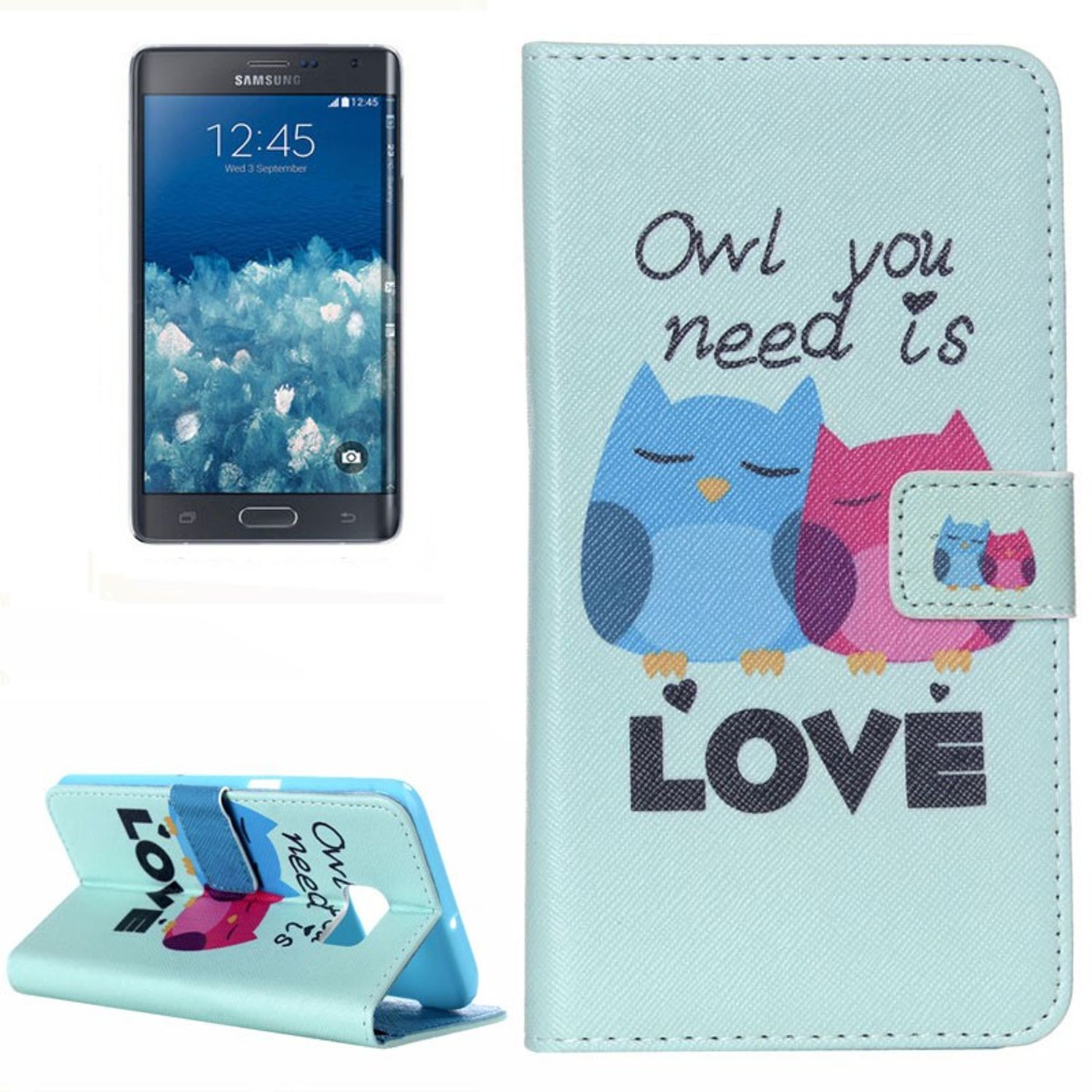 KÖNIG DESIGN Schutzhülle, 5 Galaxy Note Samsung, Edge, Mehrfarbig Backcover