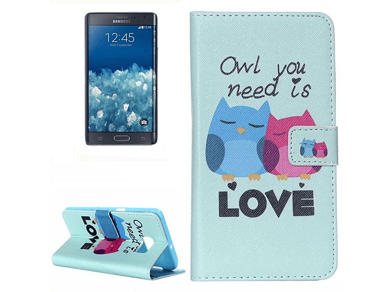 KÖNIG DESIGN Schutzhülle, Backcover, Samsung, Galaxy Note 5 Edge, Mehrfarbig