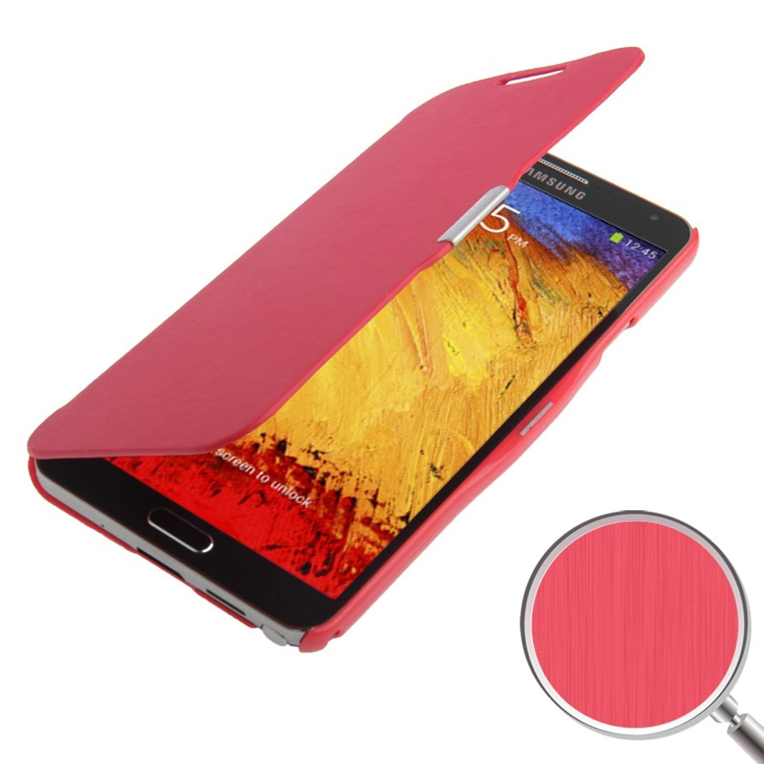 3, KÖNIG Samsung, Schutzhülle, Rot Galaxy Note Backcover, DESIGN