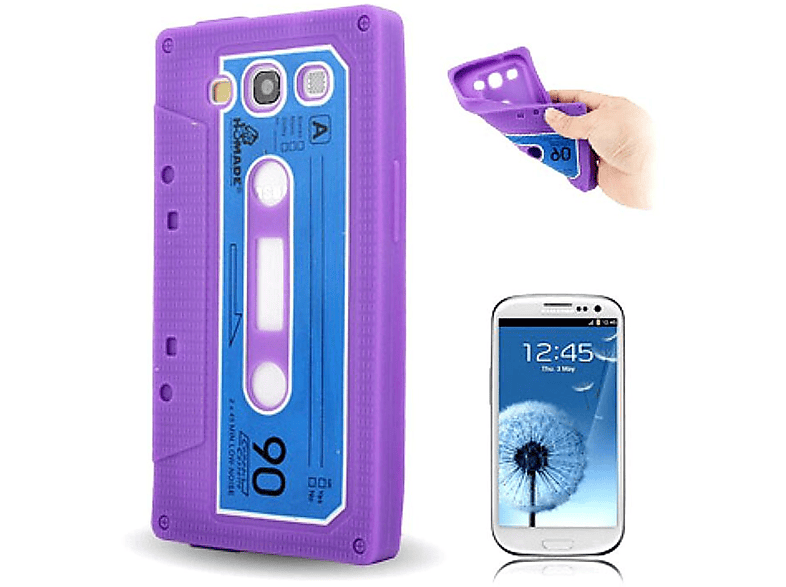 KÖNIG DESIGN Schutzhülle, / S3 NEO, S3 Galaxy Violett Samsung, Backcover,