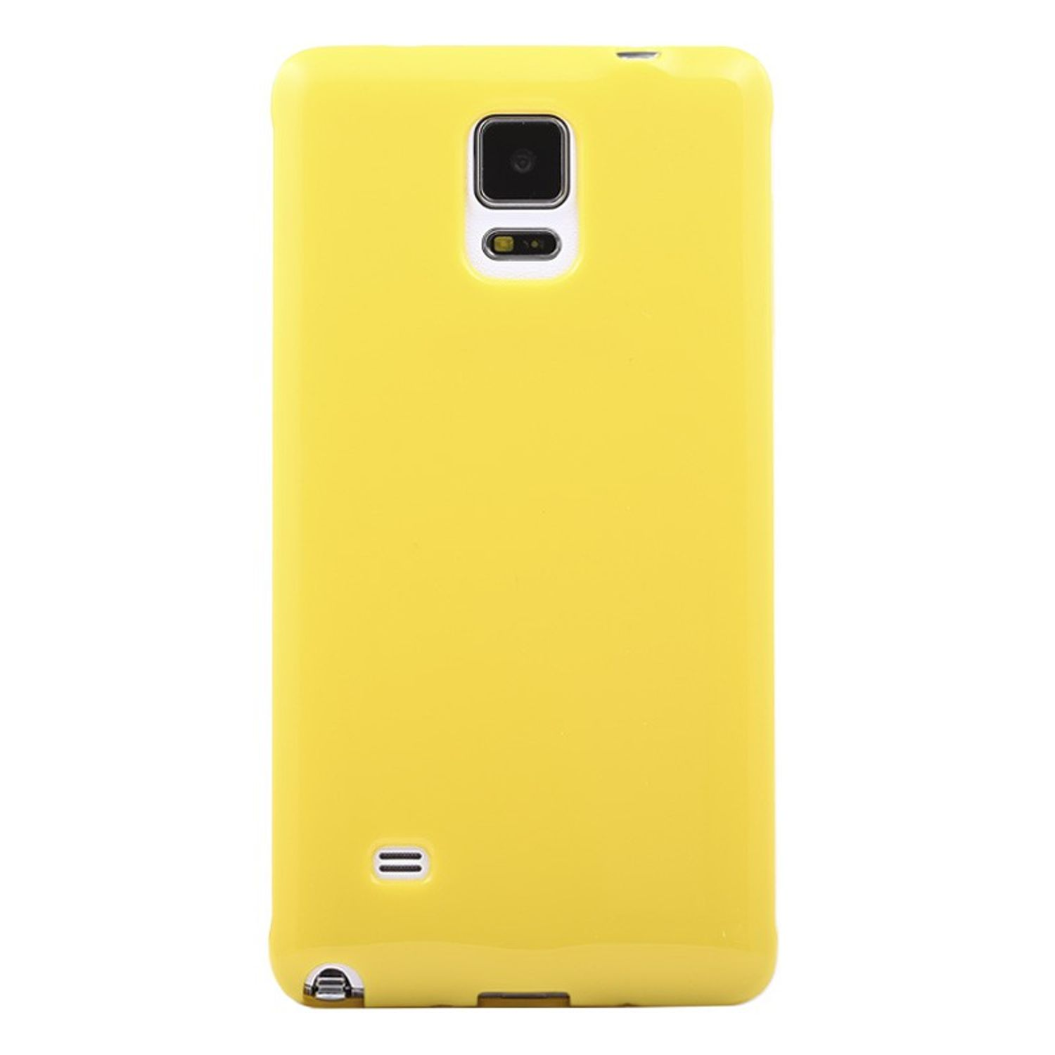 KÖNIG DESIGN Schutzhülle, Gelb Note Samsung, 4, Backcover, Galaxy