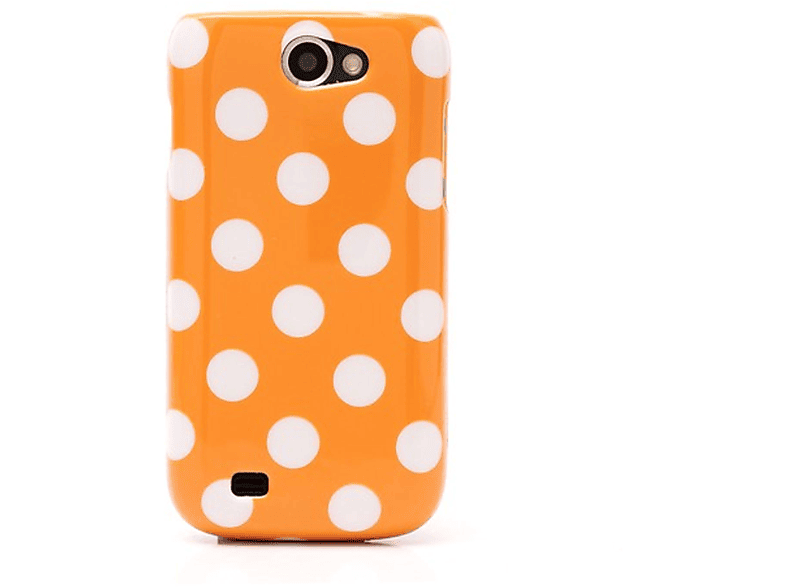 Orange W Backcover, Galaxy Schutzhülle, KÖNIG i8150, DESIGN Samsung,