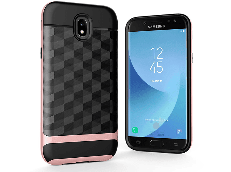 KÖNIG DESIGN J5 Backcover, Galaxy Rosa (2017), Samsung, Schutzhülle
