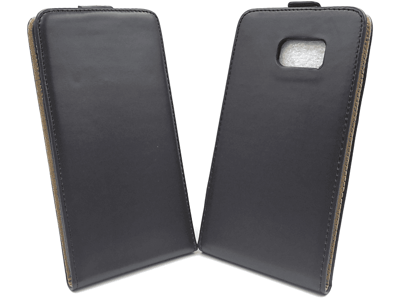 S6 Edge, Backcover, Schutzhülle, DESIGN Samsung, KÖNIG Schwarz Galaxy