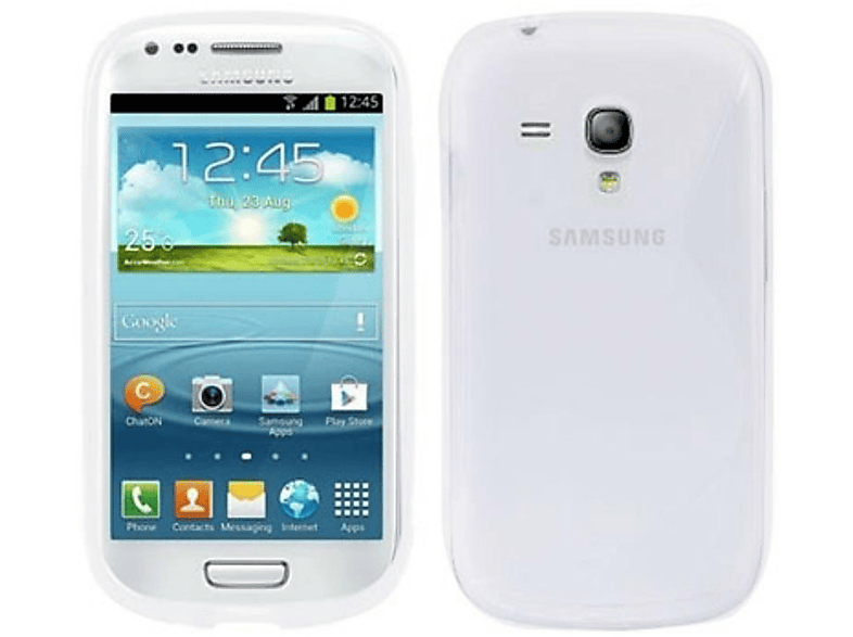 KÖNIG DESIGN Transparent Samsung, S3 Galaxy Mini, Schutzhülle, Backcover